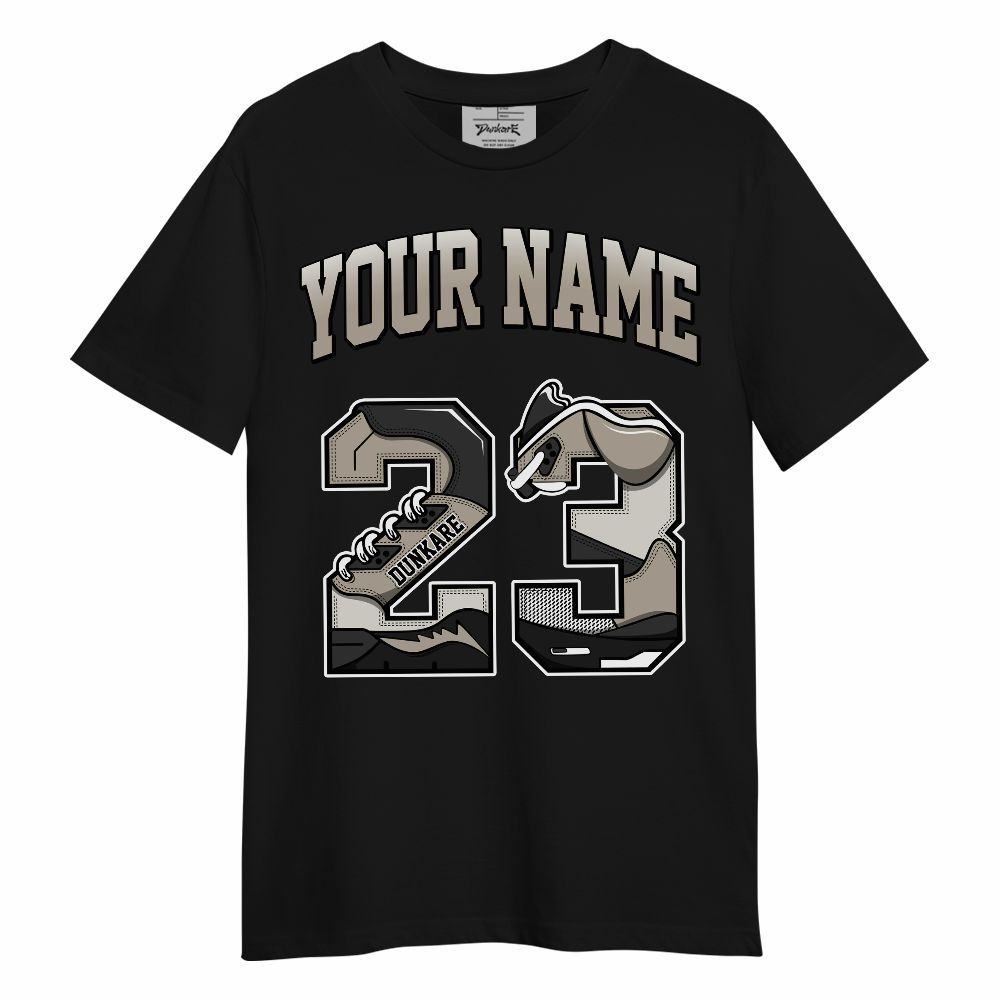 Shirt To Match RM Light Bone 4s - Custom Name Number 23 5s Unisex Shirt