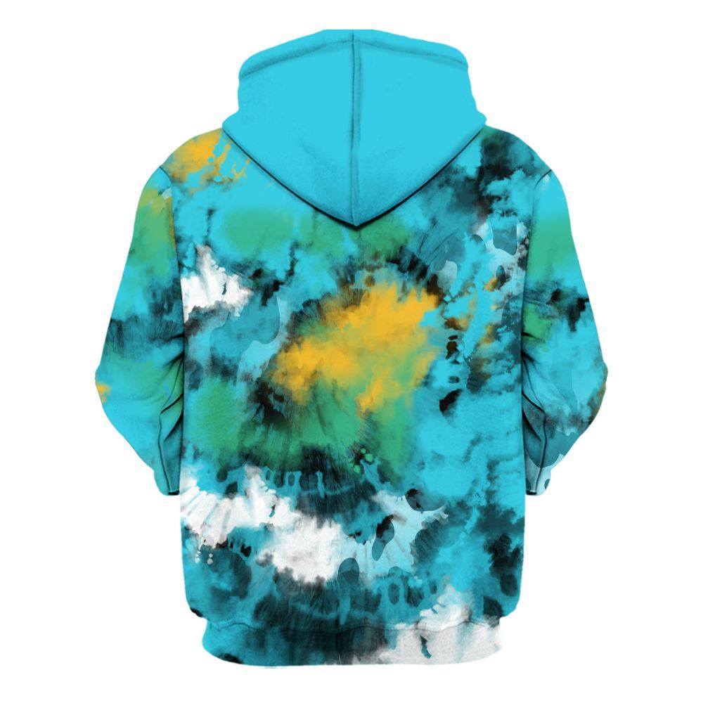 Hoodie To Match Dunk Chunky Dunky - God Blessed Tie Dye All Over Print