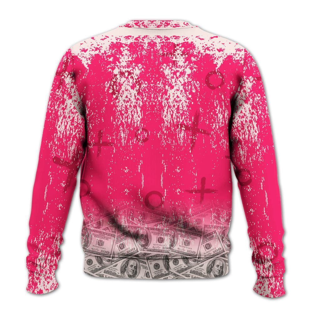 Sweatshirt To Match A'One Pink Aura - Selfmade Unique Grunge All Over Print