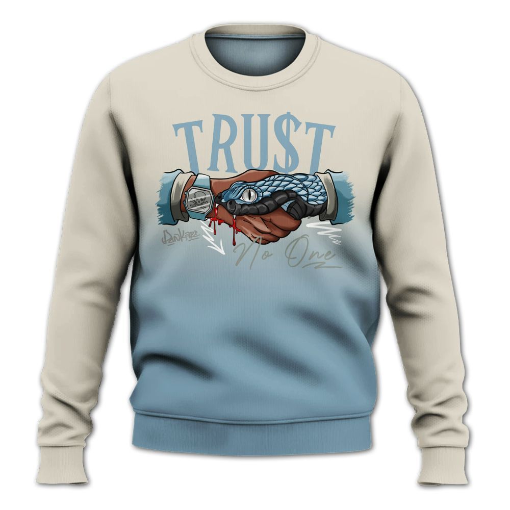 Sweatshirt To Match Retro SoleFly 13s - Snake Trust No One Drip All Over Print