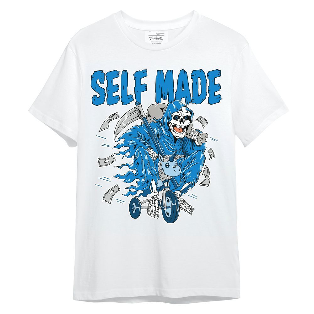 Shirt To Match Industrial Blue 4s - Self Make Skeleton Unisex Shirt