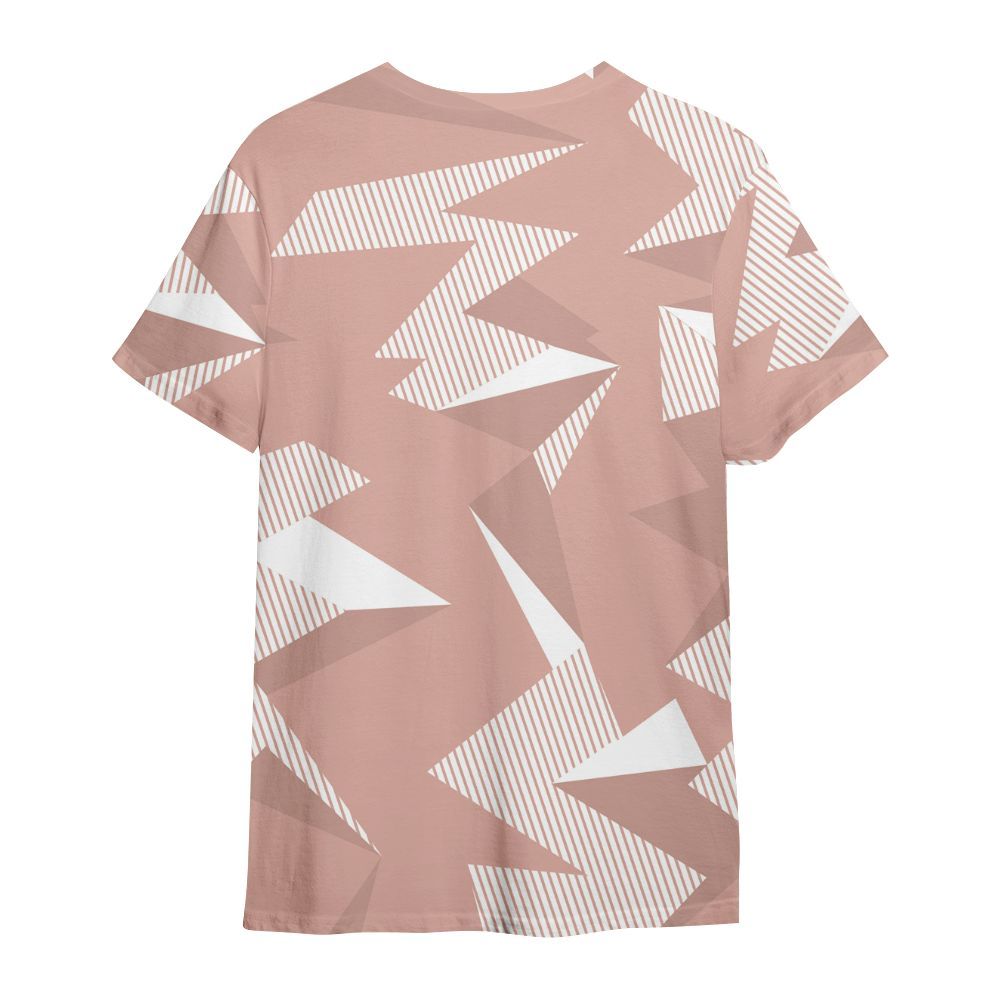 Shirt To Match Dunk Low Pink Velvet - Geometric Camouflage Pattern All Over Print
