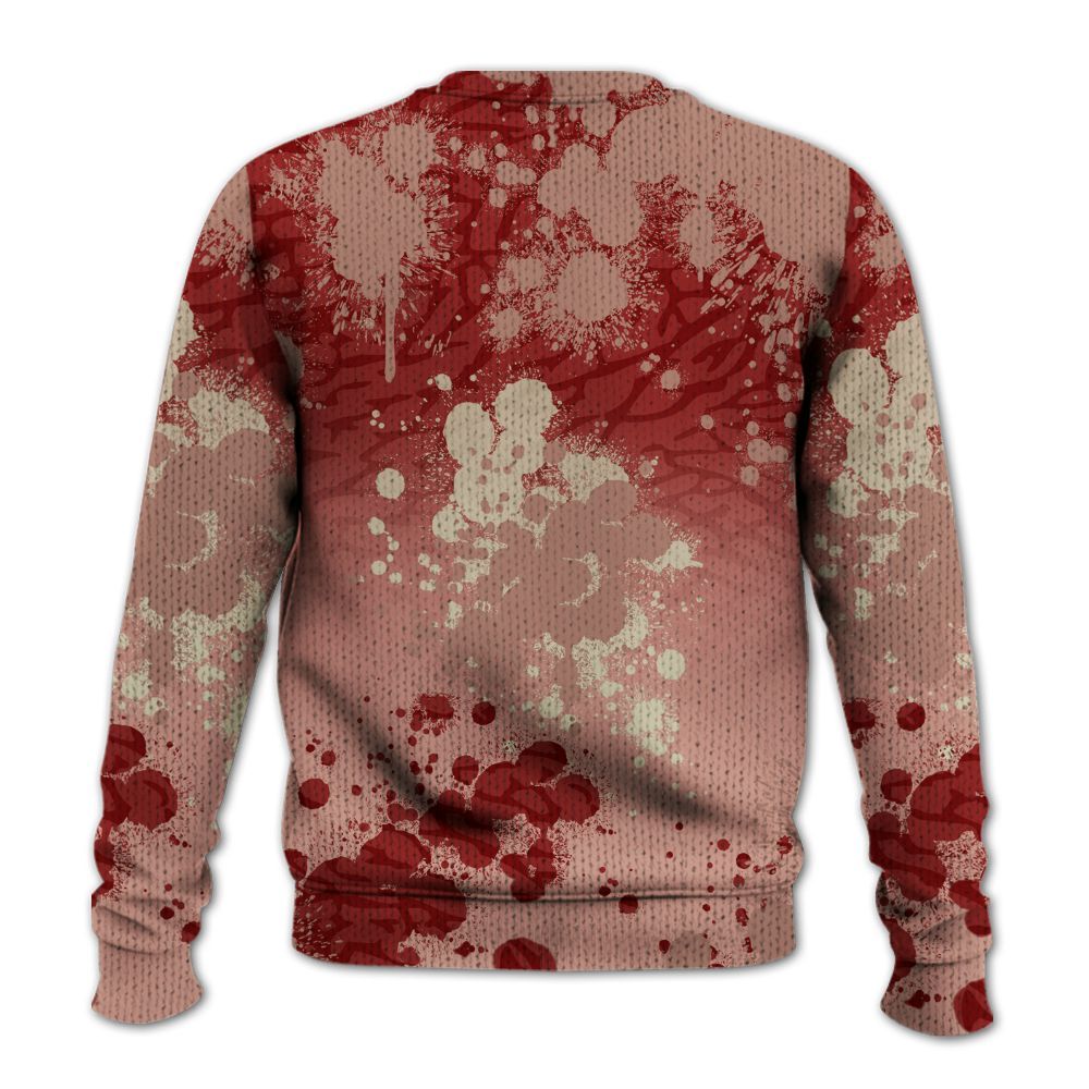 Knitted Sweater To Match Valentines Day 3s - God Blessed Ink Drip