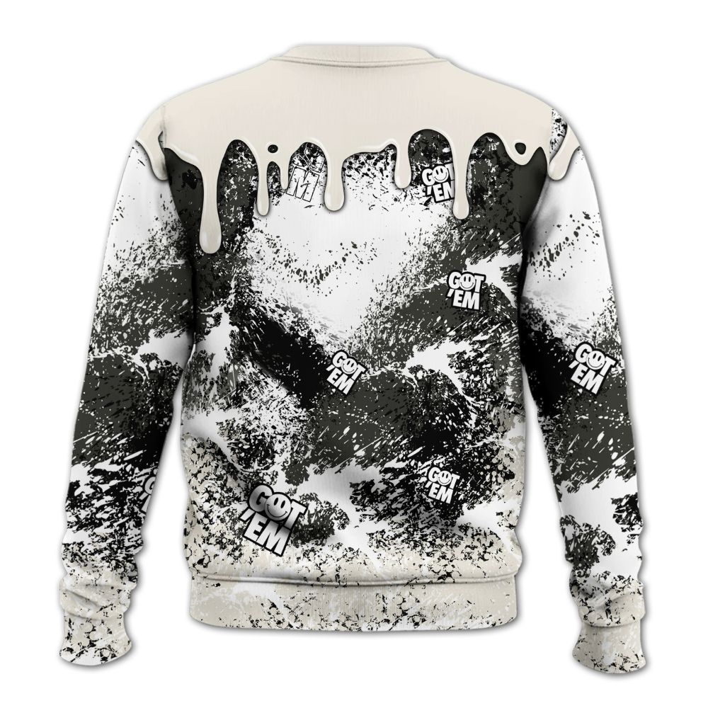 Sweatshirt To Match Air Max Plus Moonlight Swarovski - Dripping 23 Drip All Over Print