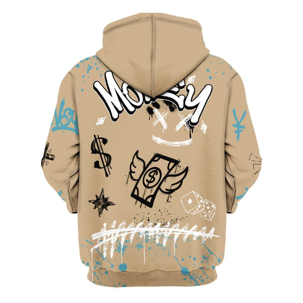 Hoodie To Match H-Town 11s - Everybody Paid In Full Crayon All Over Print