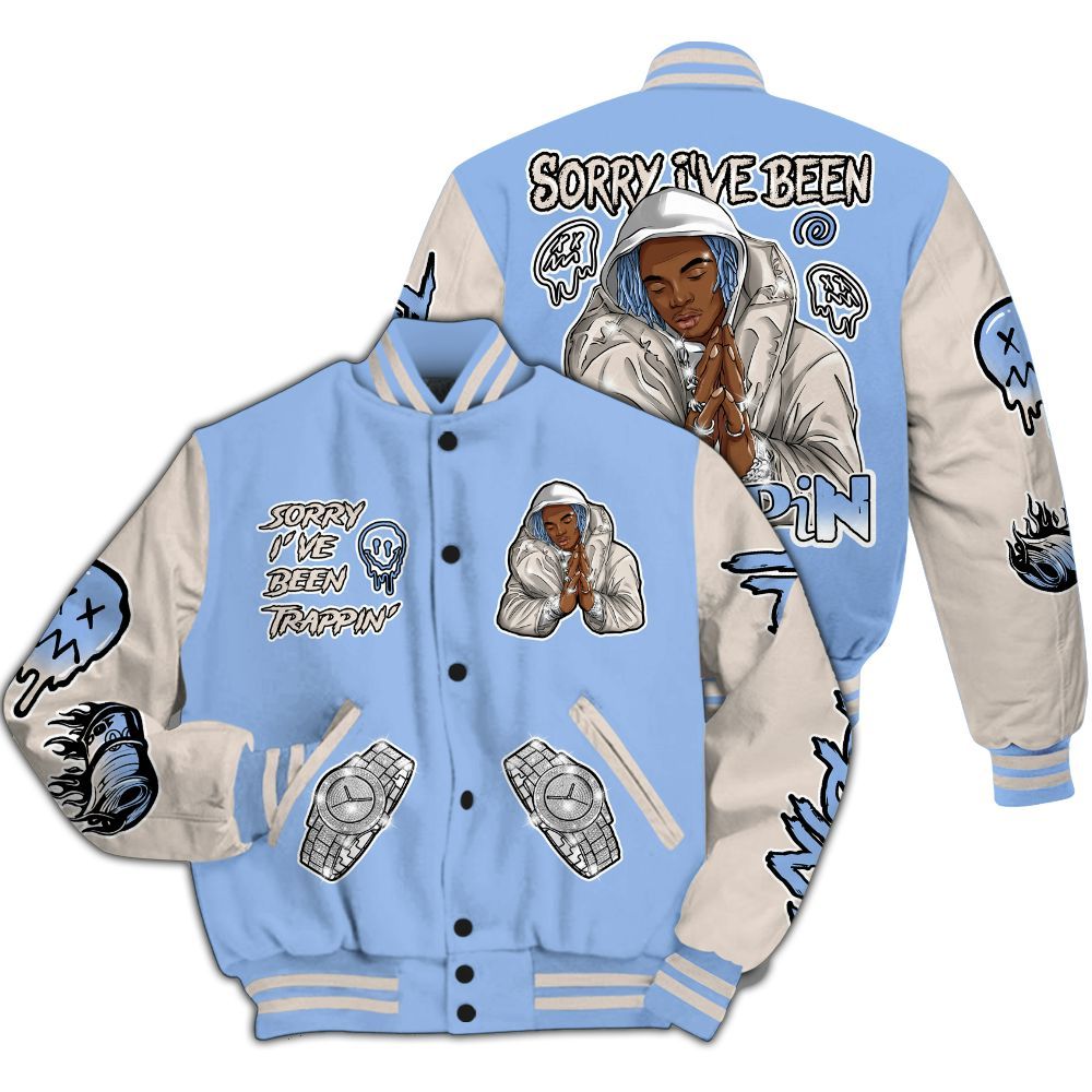 Varsity Jacket To Match Air Max 1 Royal Pulse - Trappin' Unique All Over Print