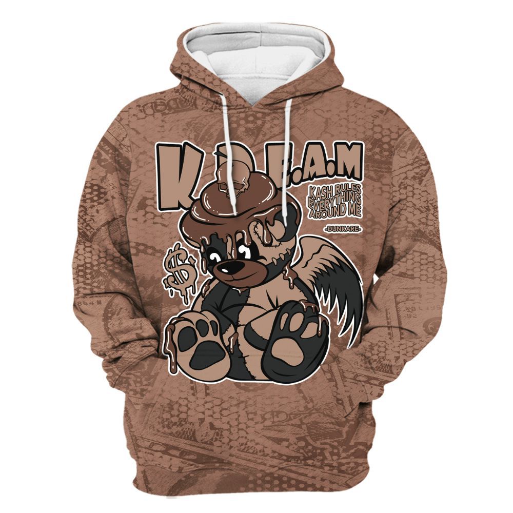 Hoodie To Match KD 4 Christmas - Loot Bear All Over Print