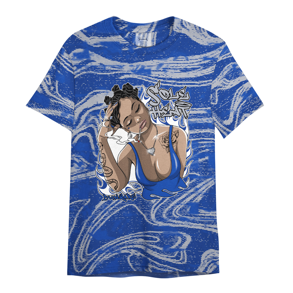 Shirt To Match Air Foamposite One Royal - Sole Heat Unique Blurry Graphic Shirt Unisex