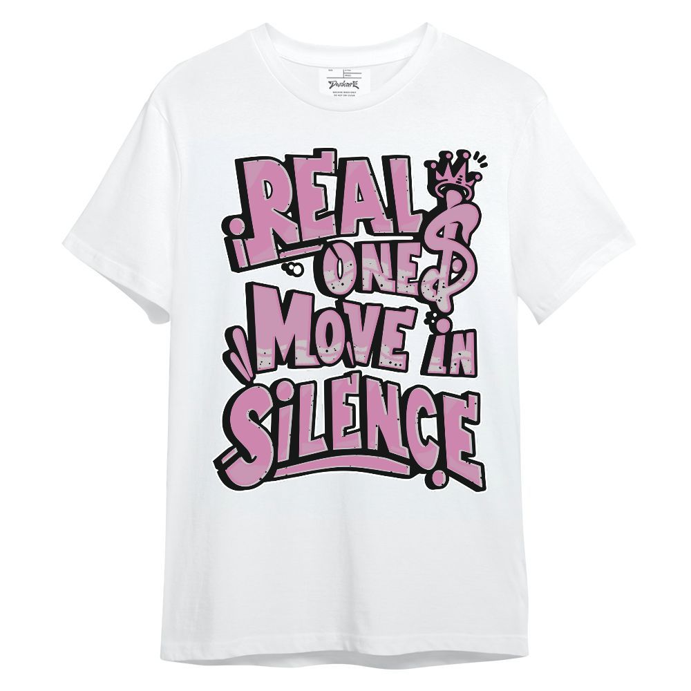 Shirt To Match Neutral Grey Black White Orchid 4s - Ones Move In Silence Graphic Unisex Shirt