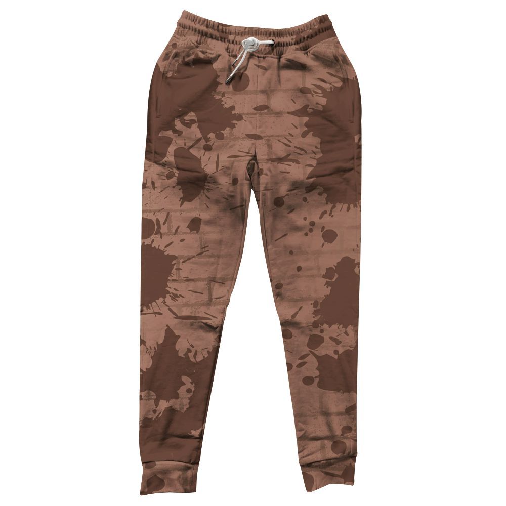 Sweatpant To Match KD 4 Christmas - Brick All Over Print