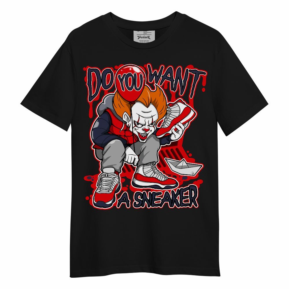 Shirt To Match Low OG Howard University 1s - Clown Scary Sneakers Halloween Graphic Unisex Shirt