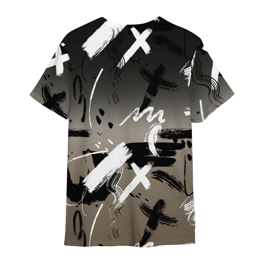 Shirt To Match Low OG Dark Mocha 1s - Money Hustle Grind Pray All Over Print