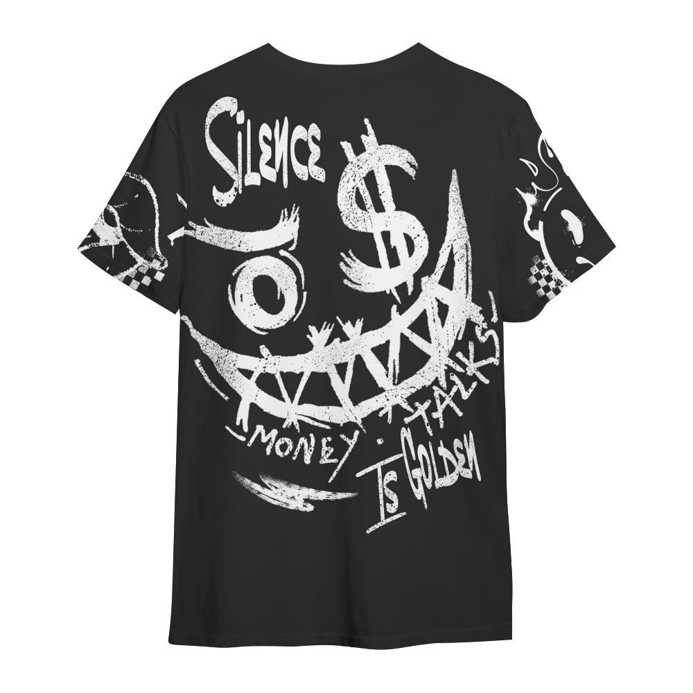 Shirt To Match White Thunder 4s - Mouth Burning Street Style All Over Print