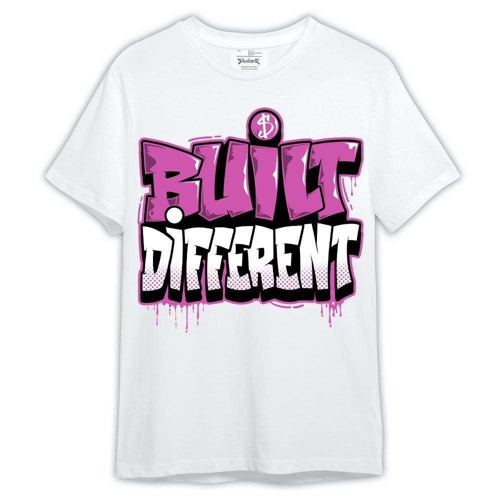 Shirt To Match Hyper Violet 4s - Graphic Built Different Shirt Outfit