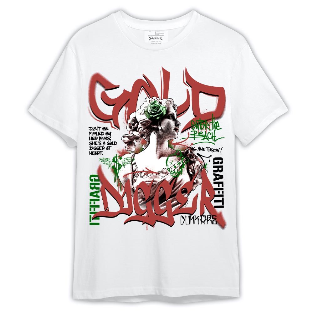 Shirt To Match Dune Red 13s - Graphic Gold Digger Shirt Outfit