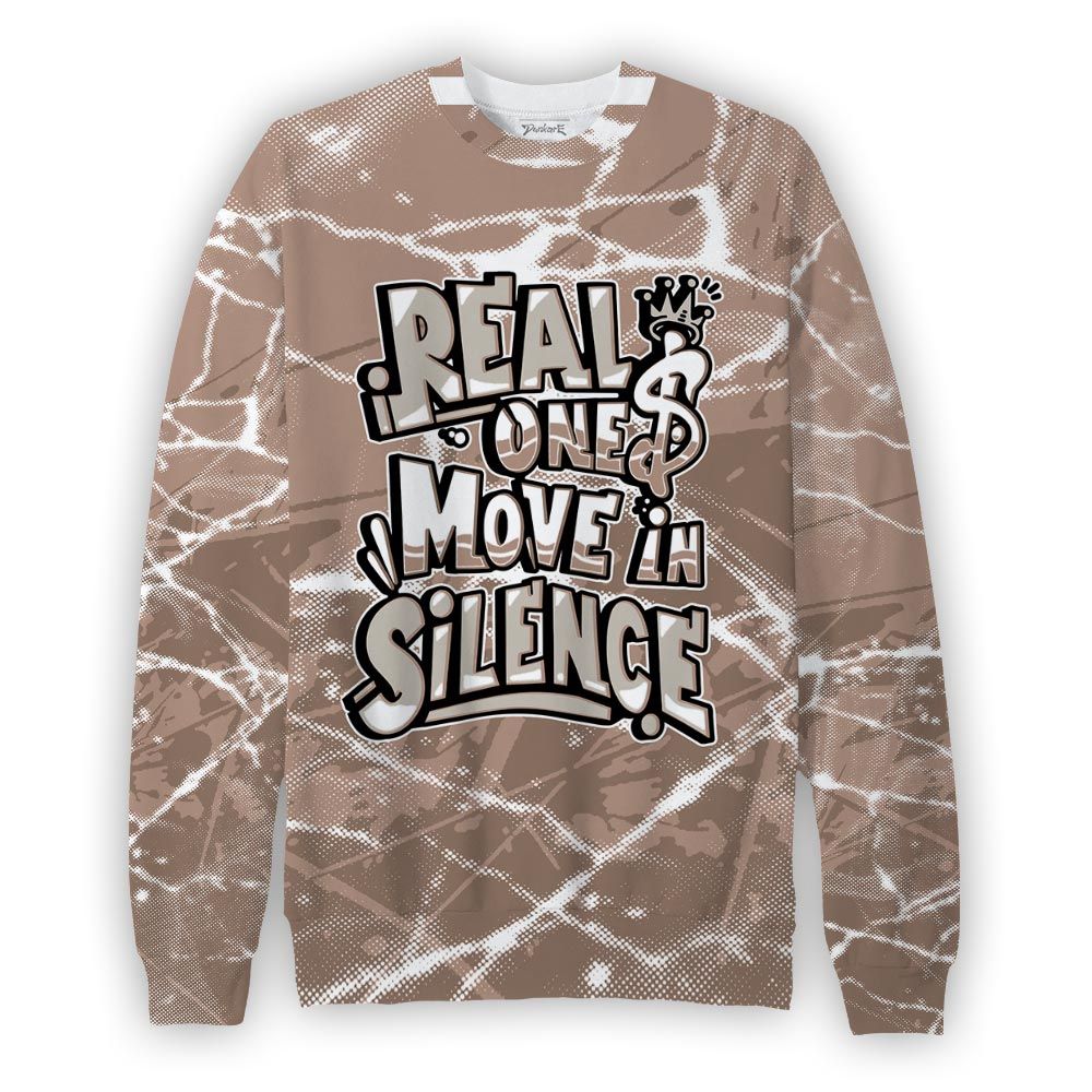 Sweatshirt To Match OG Latte 1s Sweatshirt - Ones Move In Silence Graphic Profound Sweatshirt Unisex