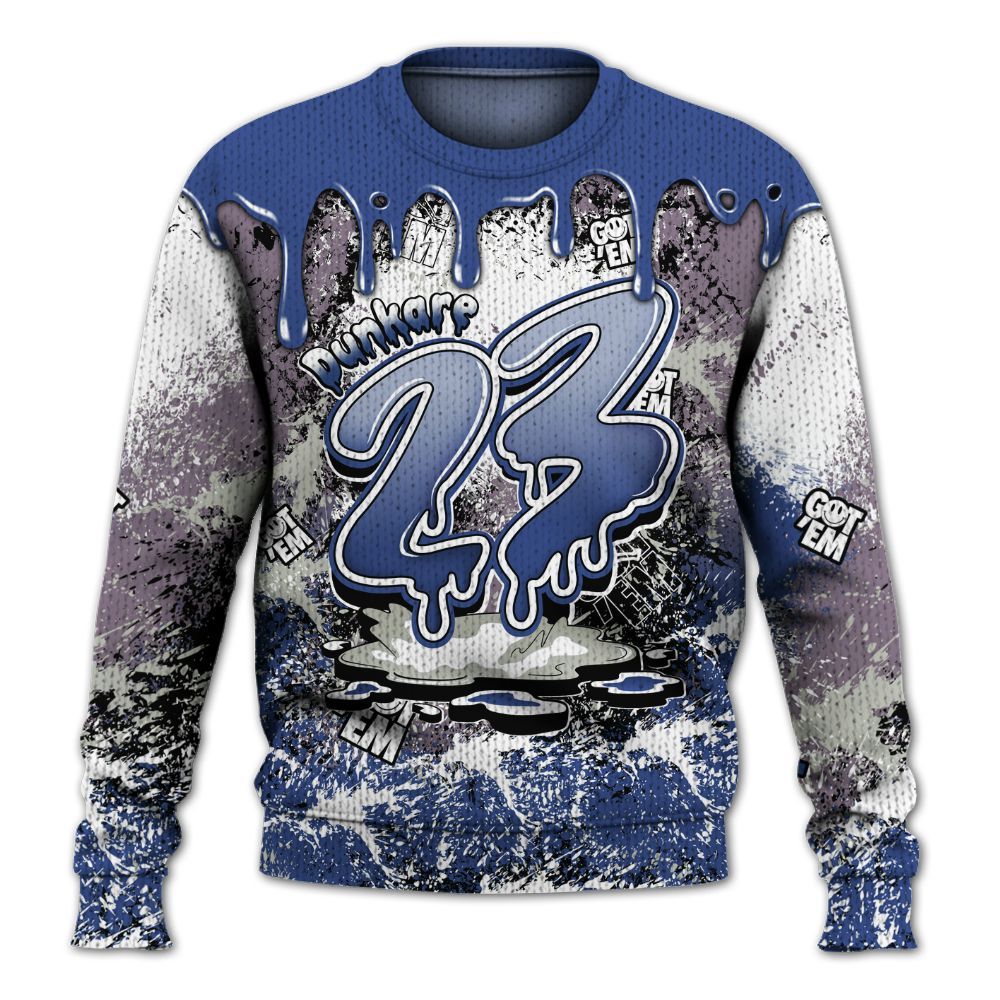 Sweater To Match Low OG Voodoo Alternate 1s - Dripping 23 Drip Graphic