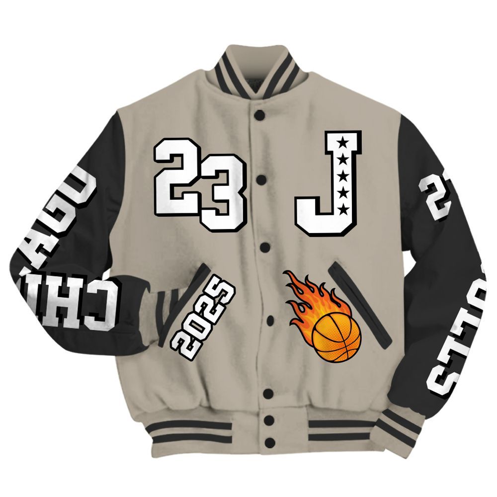 Varsity Jacket To Match RM Light Bone 4s - Chicago 23 Basketball All Over Print