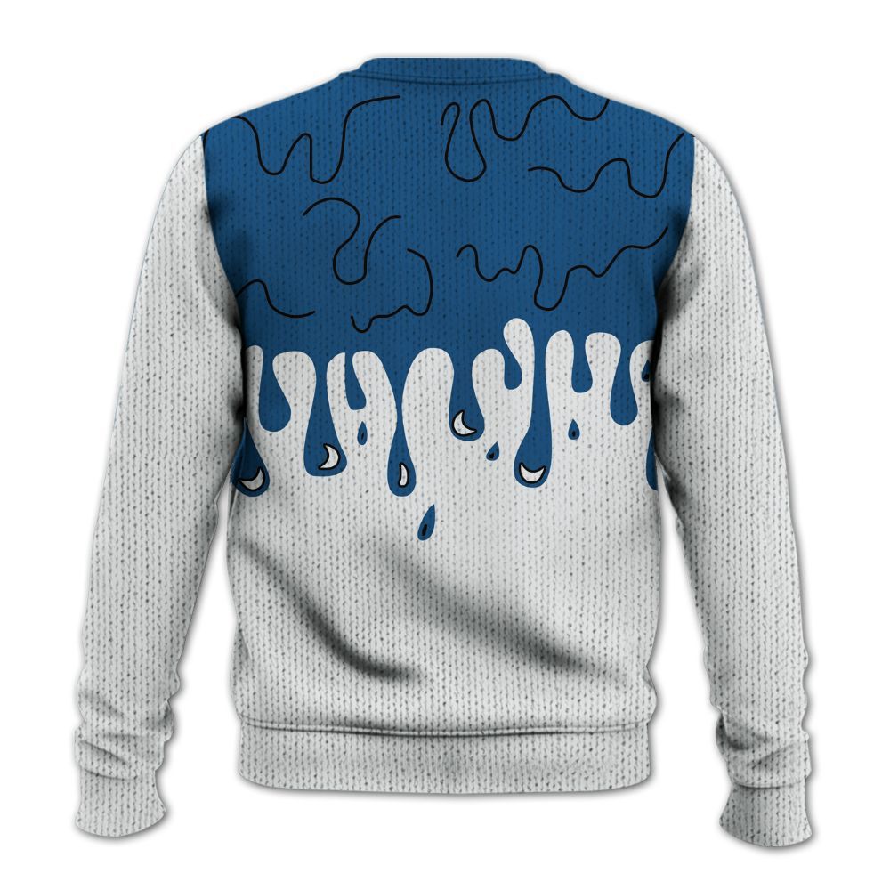 Knitted Sweater To Match Wizards 3s - Snake Trust No One Drip