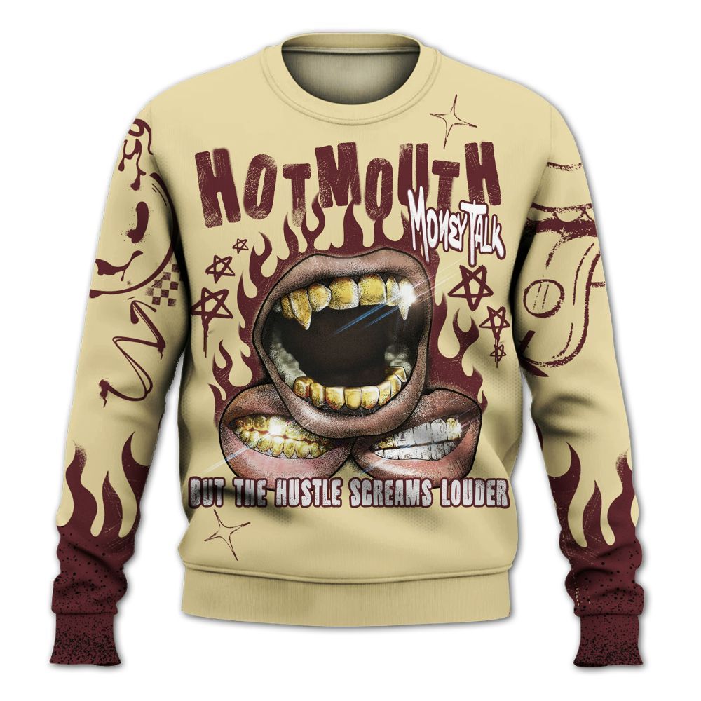 Sweatshirt To Match Women Phantom 12s - Mouth Burning Street Style All Over Print