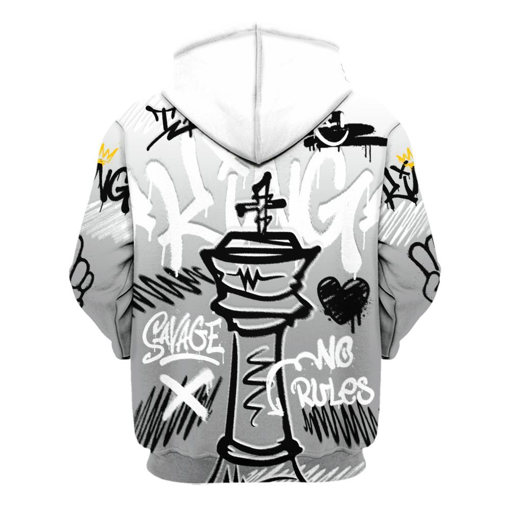 Hoodie To Match Retro Stealth 12s - Street King Chess Streetwear All Over Print