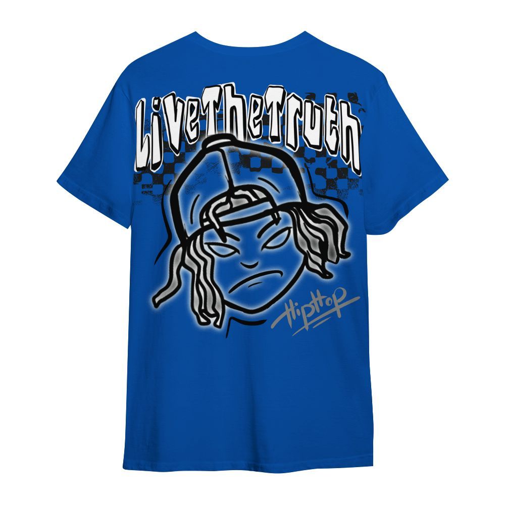 Shirt To Match Racer Blue 5s - Feel Life Street Style All Over Print