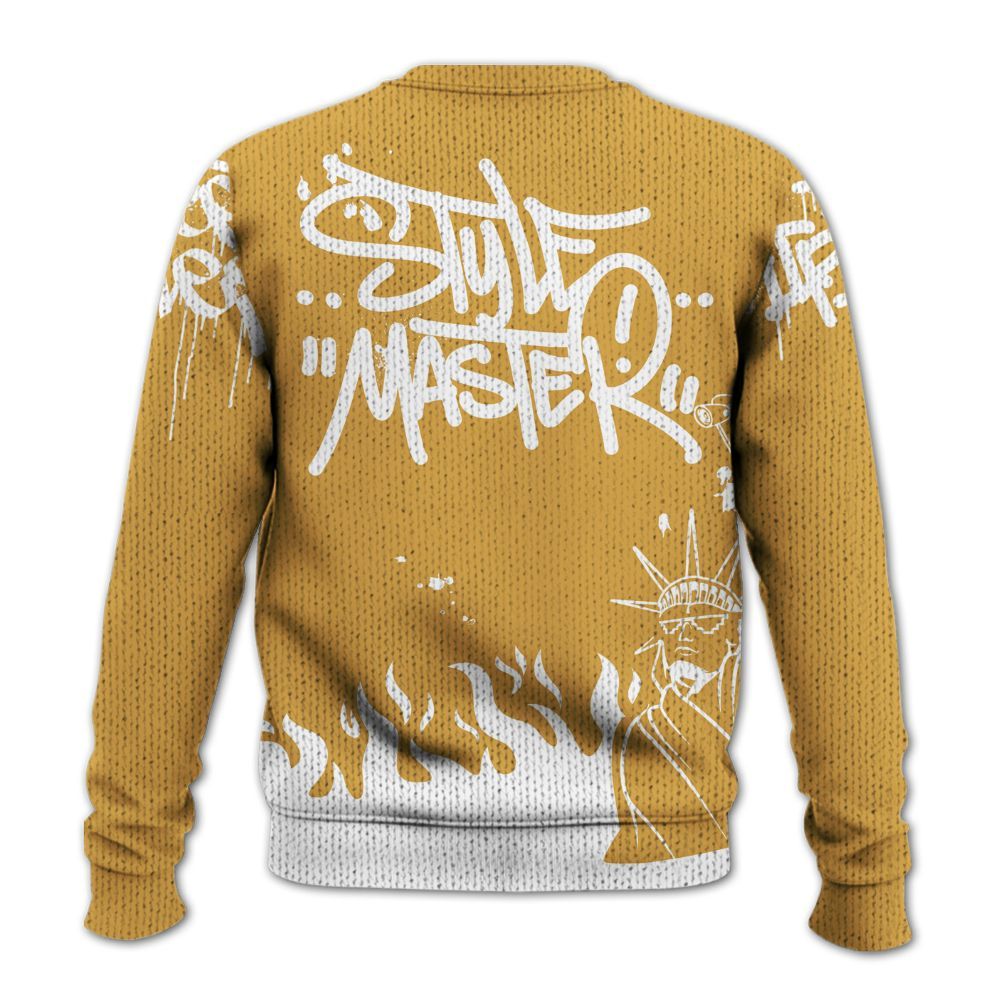 Knitted Sweater To Match Low OG Rookie Of The Year 1s - Graphic Fck Around Find Out