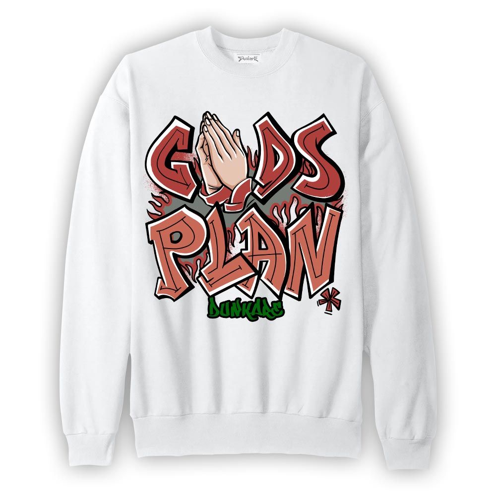 Sweatshirt To match Dune Red 13s Sweatshirt - Gods Plan Graffiti Graphic