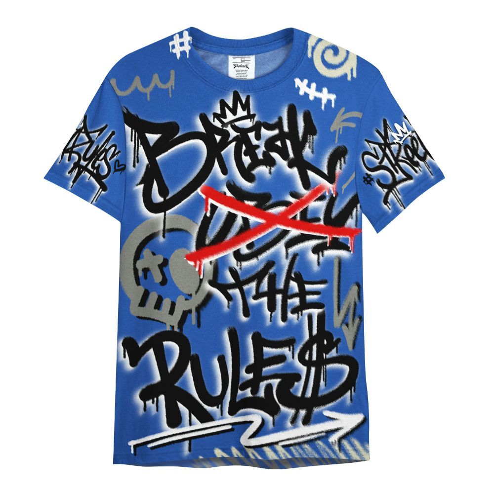 Shirt To Match Lucky Shorts 3s - Break Rules Streetwear All Over Print