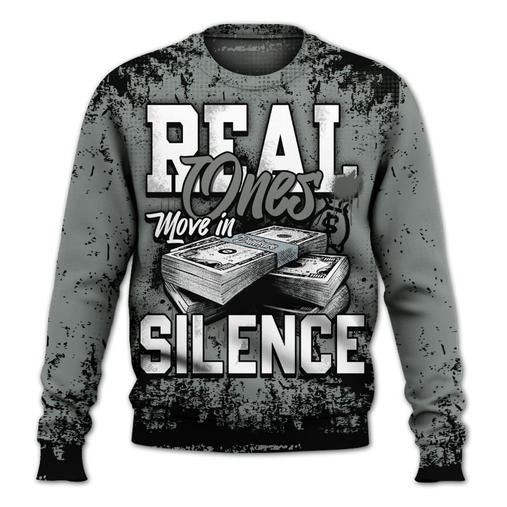 Sweatshirt To Match Retro Georgetown 6s - Move In Silence Money Street Retro All Over Print