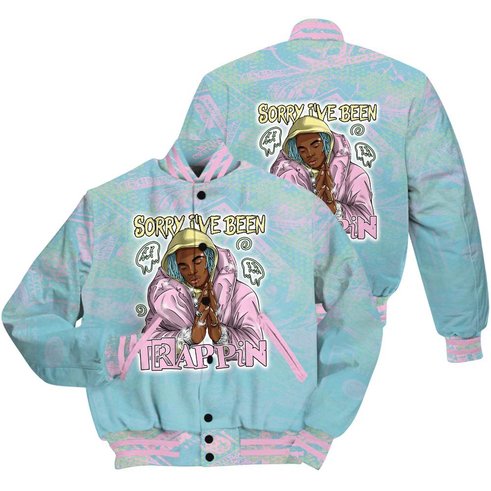 Varsity Jacket To Match SB Dunk Low Visty Shirt - Trappin' Banknote All Over Print