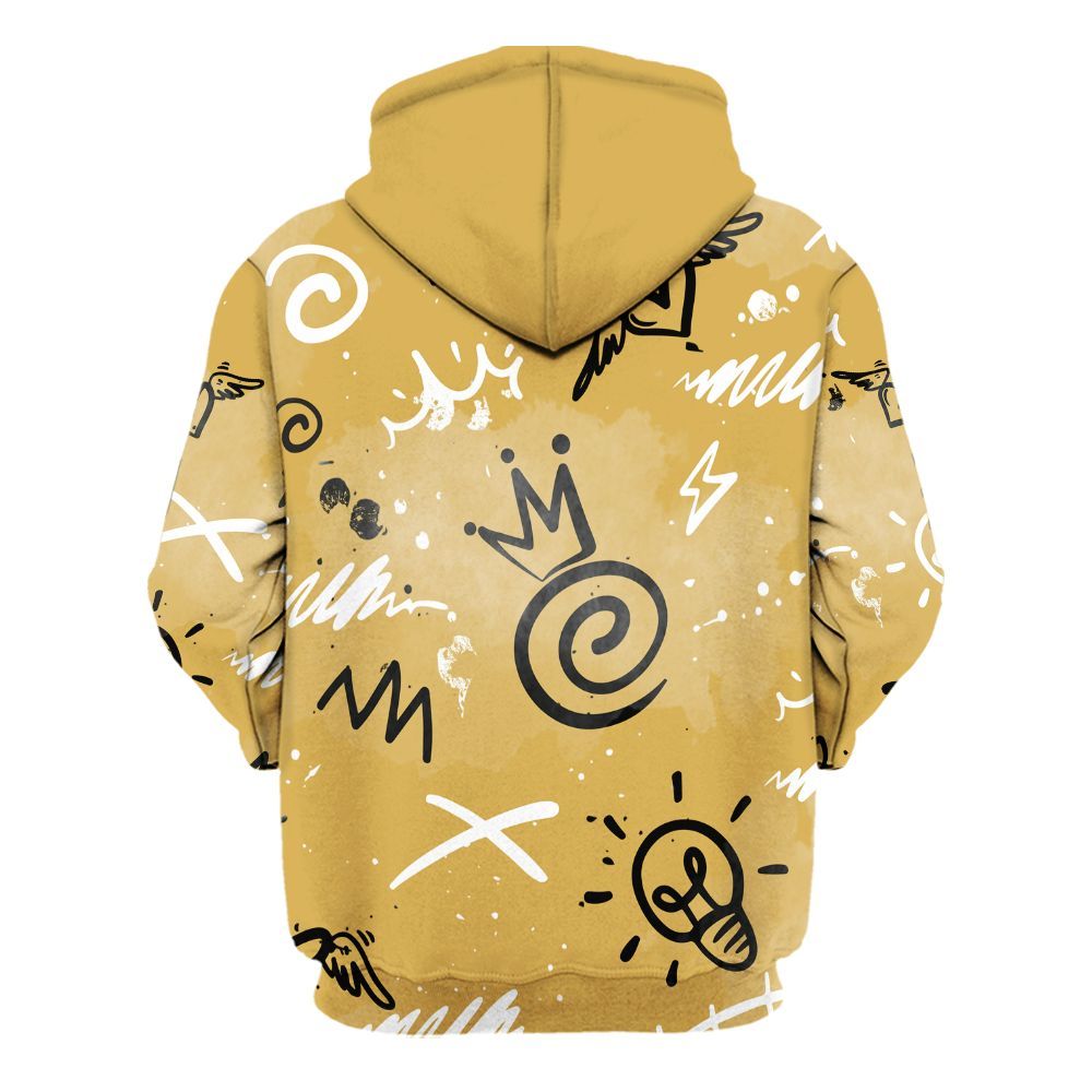 Hoodie To Match Retro Light Ginger 14s - Drip Been Di2ferent All Over Print