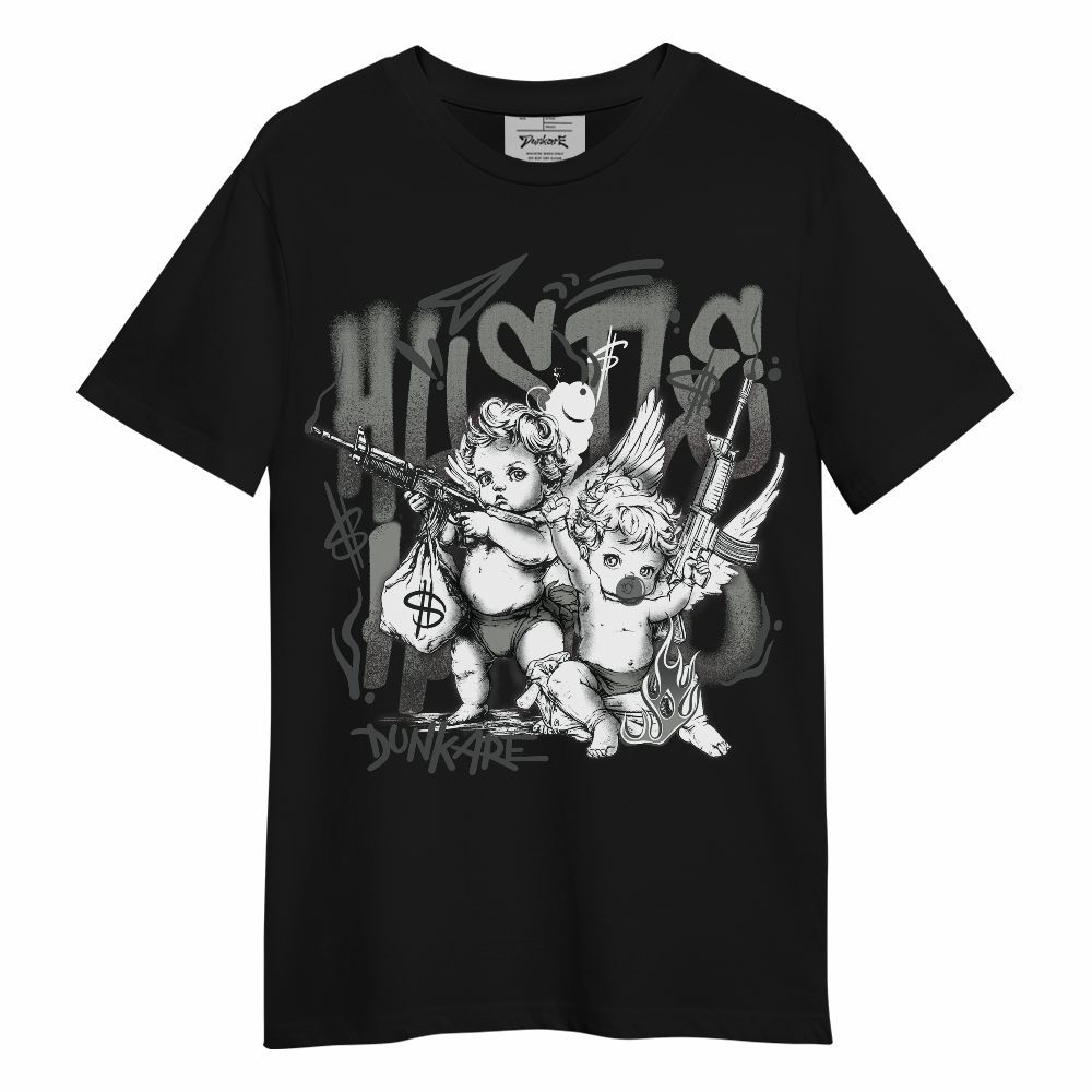 Shirt To Match Paris Olympics 4s - Hustle Hard Angel Unisex Shirt