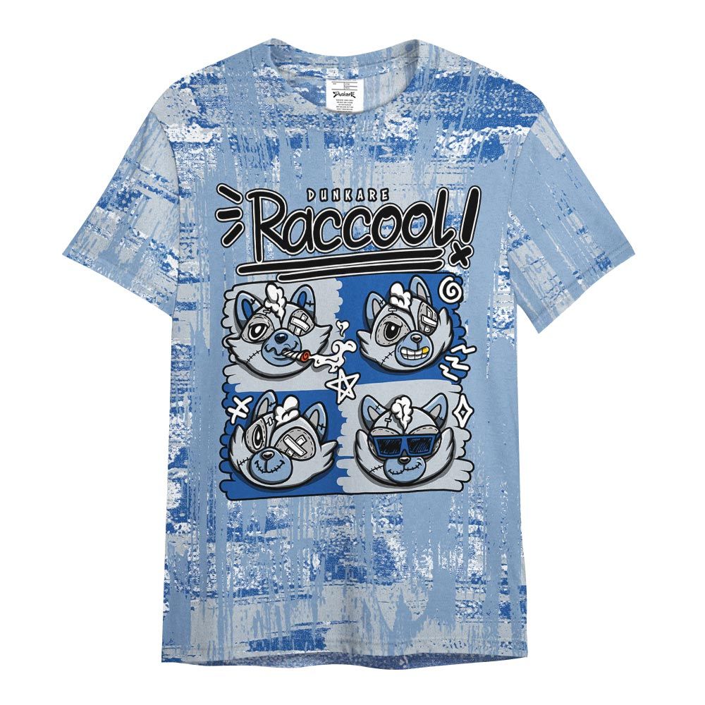 Shirt To Match Low Space Royal 11s - Raccool Raccoon Glitch Art Shirt Unisex