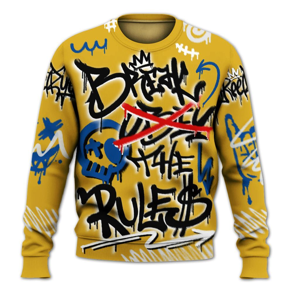 Sweatshirt To Match High Laney 1s - Break Rules Streetwear All Over Print