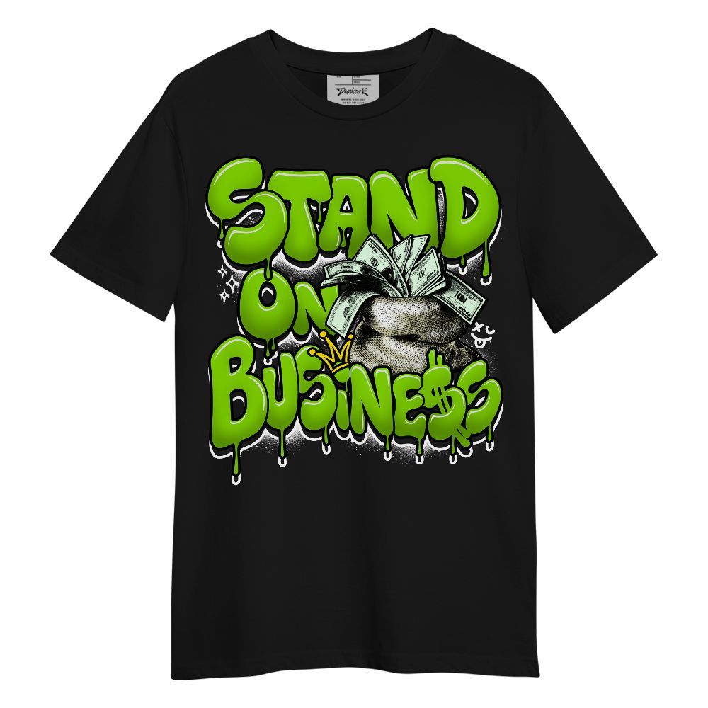 Shirt To Match Electric Green 6s - Stand Business Unisex Shirt