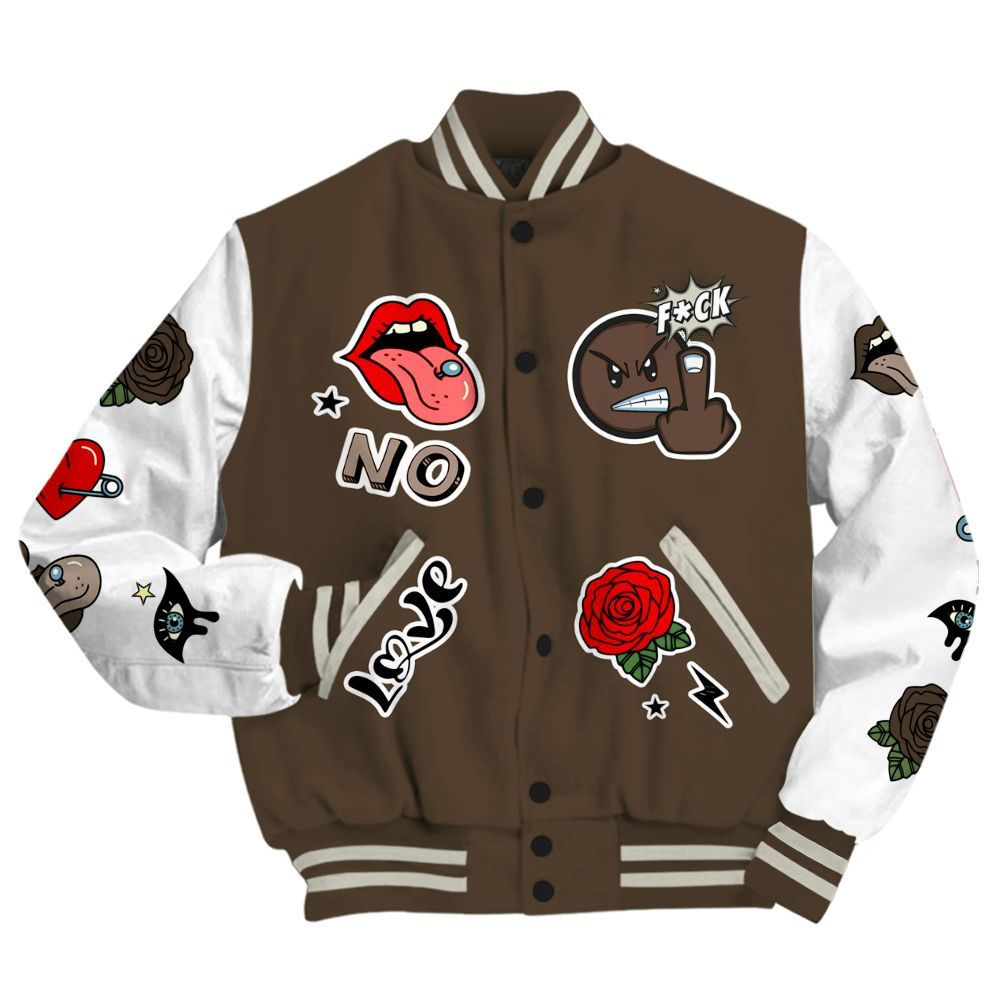 Varsity Jacket To Match Palomino 1s - FK Around Find Out All Over Print