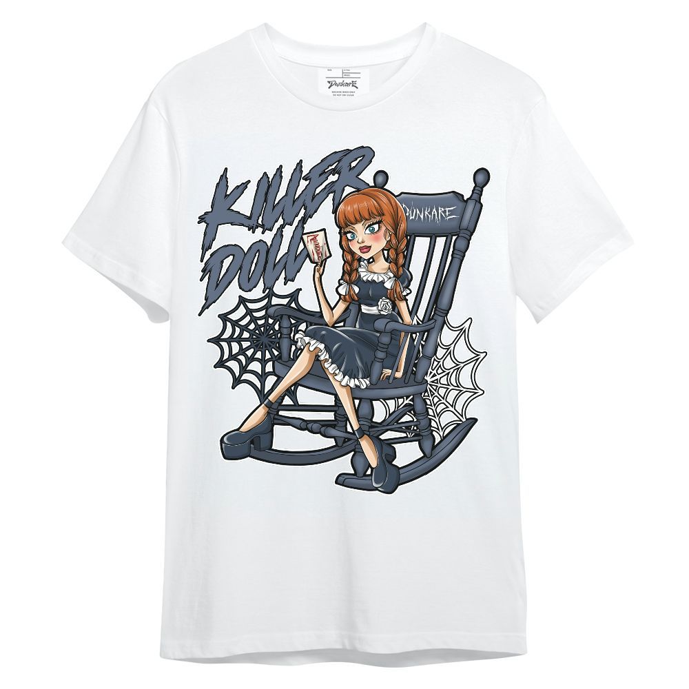 Shirt To Match Low Diffused Blue 11s - Killer Doll-A Halloween Unisex Shirt