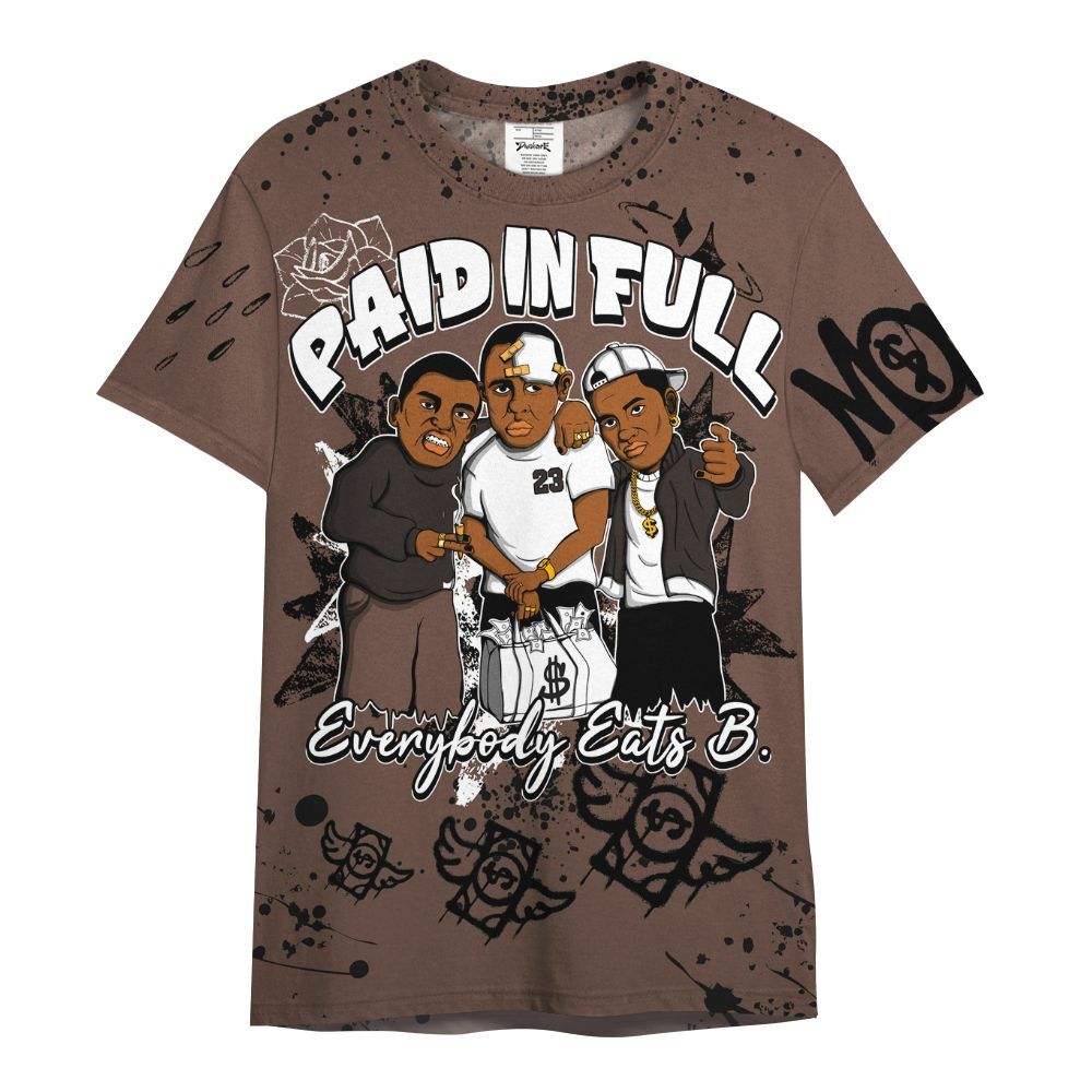 Shirt To Match Air Force 1 Low Escape - Everybody Paid In Full Crayon All Over Print