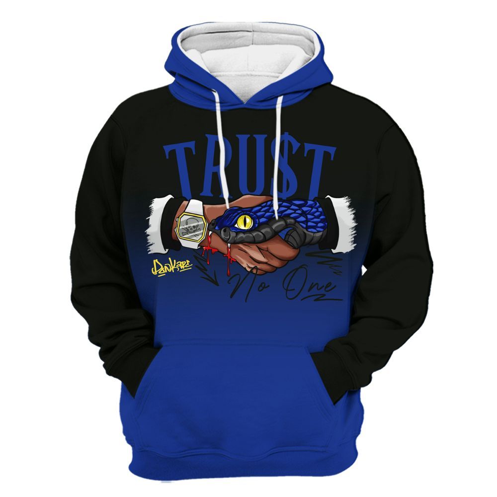 Hoodie To Match Laney 14s - Snake Trust No One Drip All Over Print