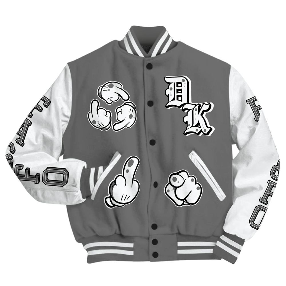 Varsity Jacket To Match Retro Stealth 12s - F Around Find Out Graphic All Over Print