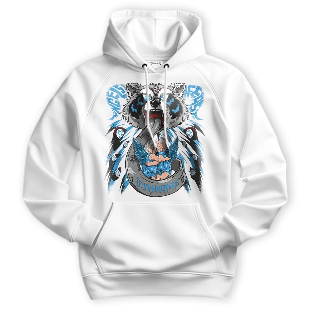 Sweatshirt To Match Hoodie Angels Feast Raccoon, Powder Blue 9s, To Match Sneaker Powder Blue 9s DNY