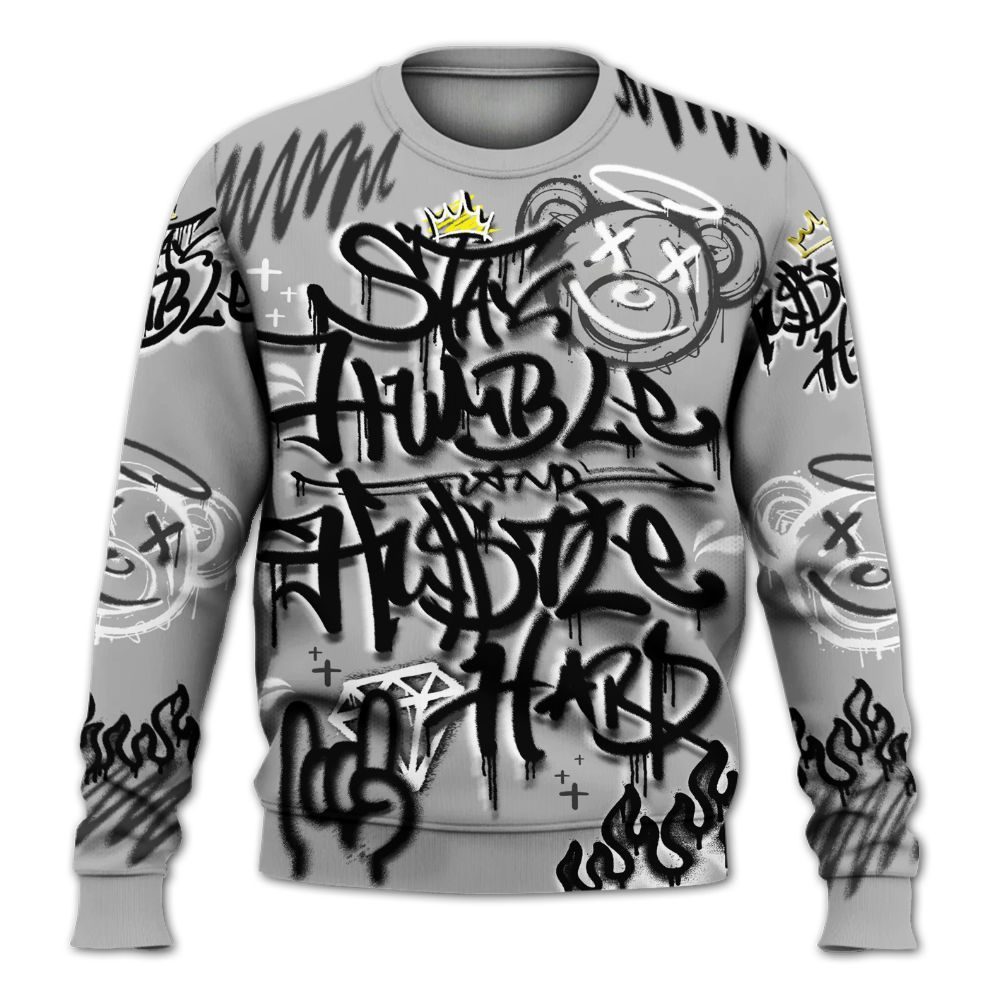 Sweatshirt To Match NOCTA Black 2s - Humble Drip Streetwear Graffity All Over Print