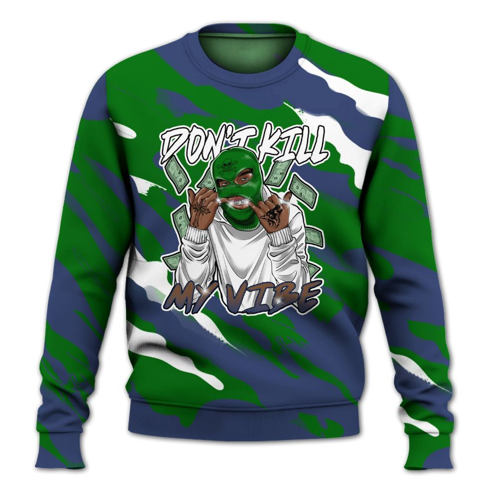 Sweatshirt To Match Midnight Navy 13s - Vibe.Unique Colored All Over Print