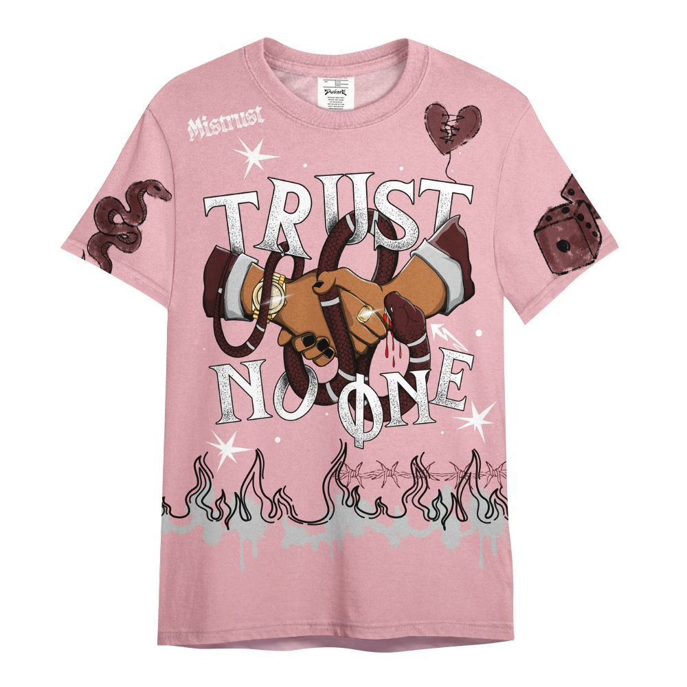 Shirt To Match Air Max 90 Neapolitan 2025 - Trust No One Snake-Bite Doodle Crayon All Over Print