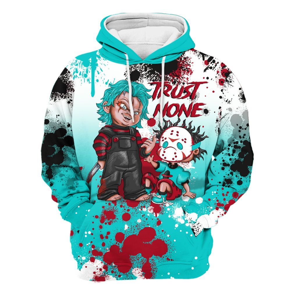 Hoodie To Match Air Griffey Max 1 Freshwater - Trust No One Scary All Over Print