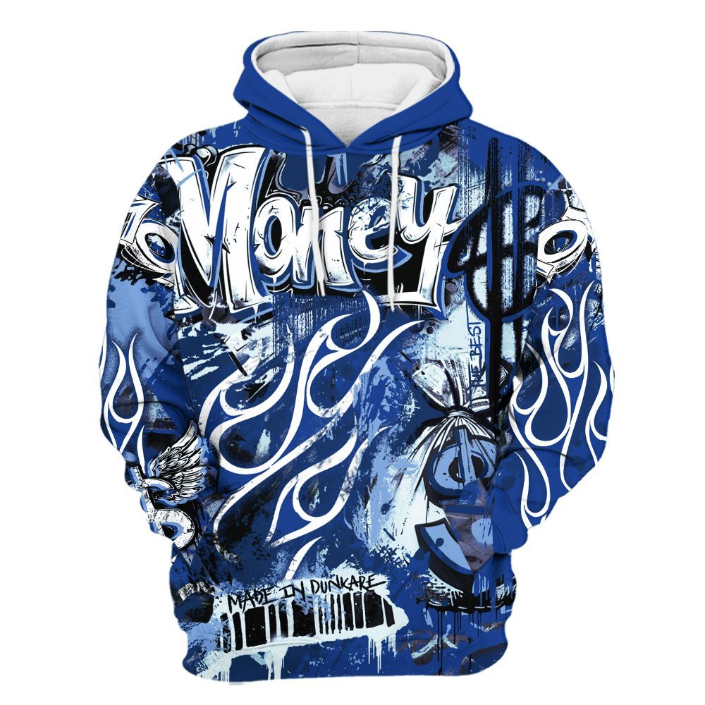 Hoodie To Match Air Foamposite One Royal - The Best Money All Over Print