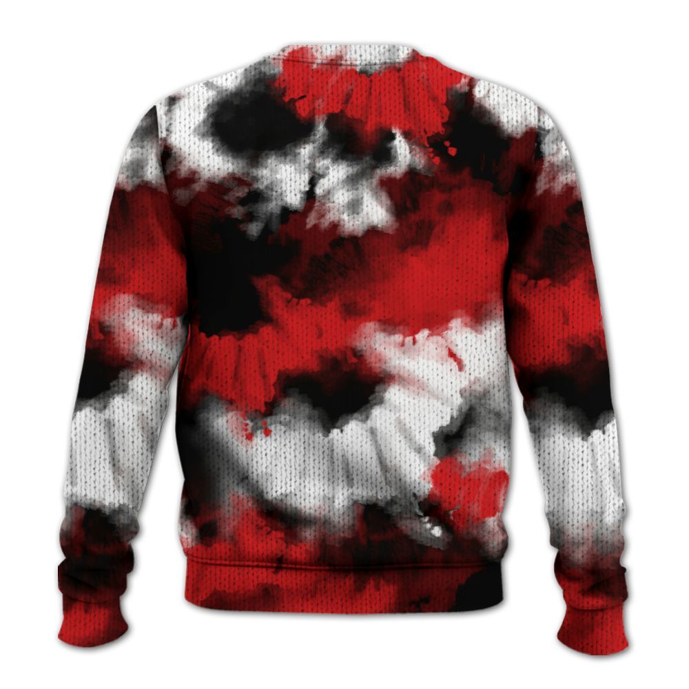 Knitted Sweater To Match Low Bred 11s - Tie Dye FK Around Find Out