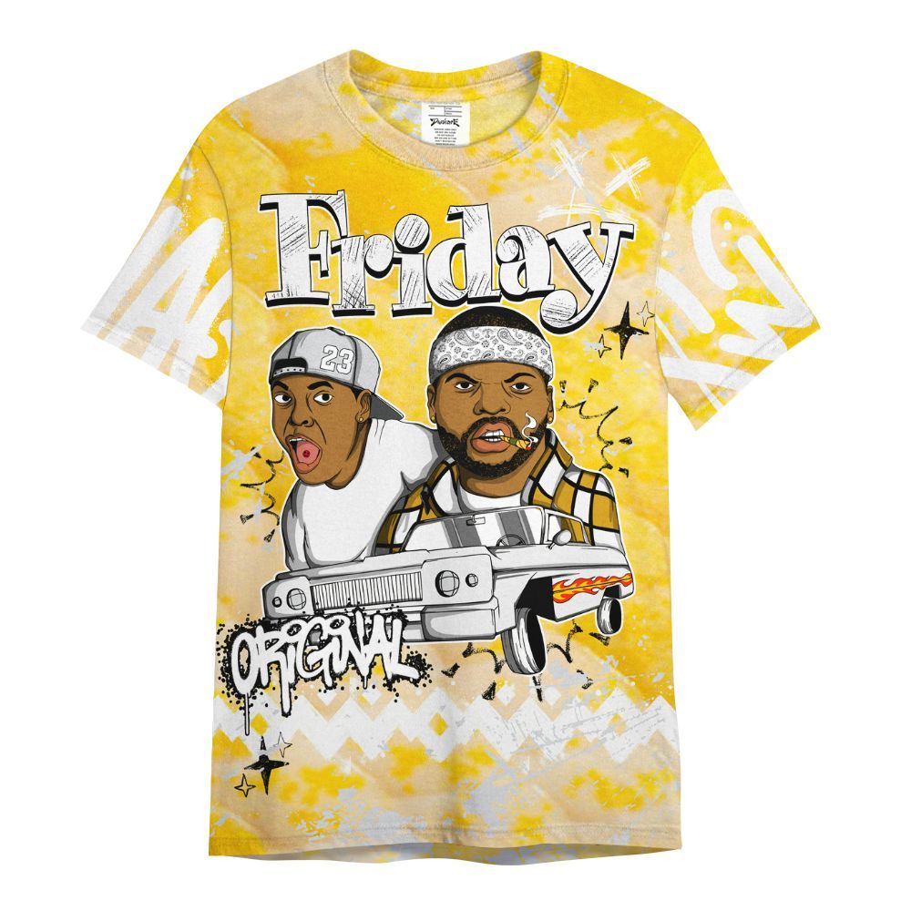 Shirt To Match Low Yellow Python 11s - Friday Sneaker Crayon All Over Print