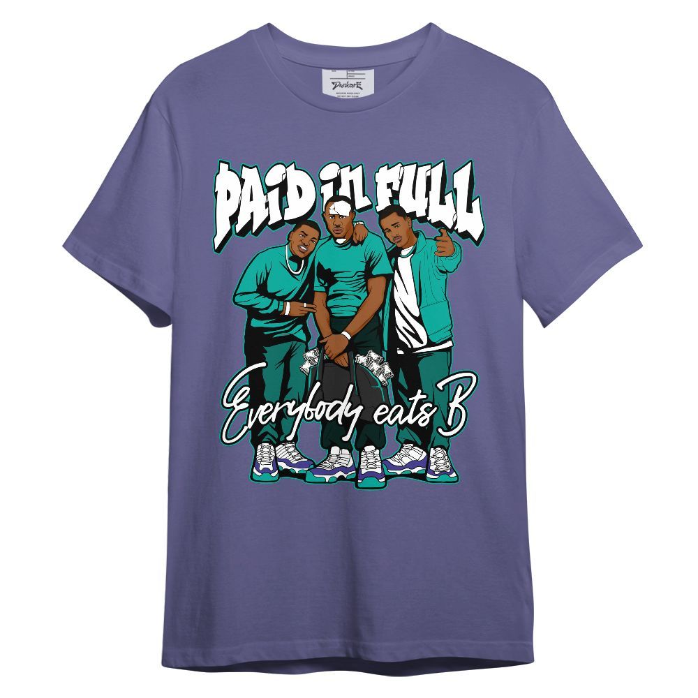 Shirt To Match Retro Grape 5s - Paid In Full Money Graphic